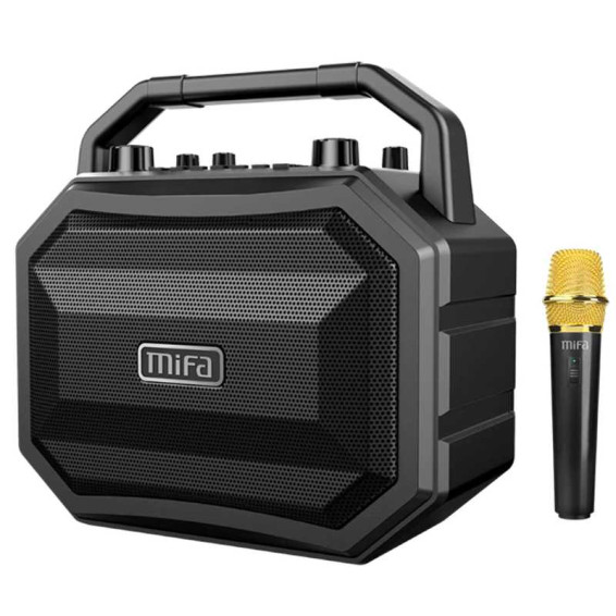 Mifa M520 Bluetooth динамик с беспроводным микрофоном мобильный беспроводной караоке спикер TWS беспроводной стерео домашний вечерний динамик